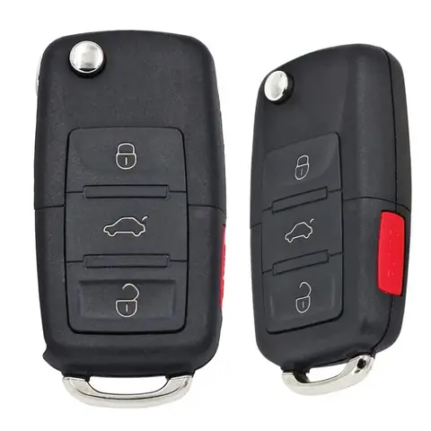 Ключ KeyDiy KD B01-3+1 в стиле VAG с кнопкой тревоги - диагностическое оборудование