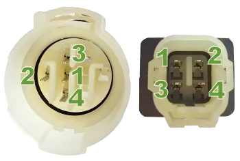 OBD2 4+8 Pin для лодок HONDA/Suzuki